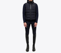 Cavalleria Toscana - Men's Padded Nylon Stretch Puffer Vest