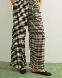 Miou Muse - Grant Gingham Straight Pants