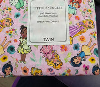 Charlies Project - Girl's Little Princess Bamboo Twin Sheet Set