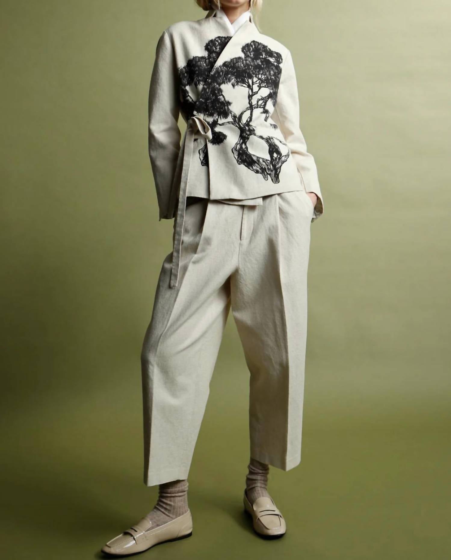 Psophia - Structured Slouchy Pant