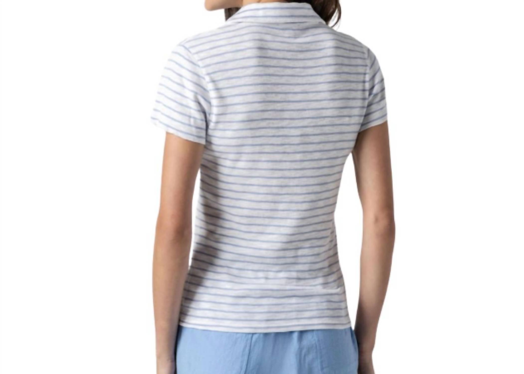 Lilla P - Striped Polo Tee