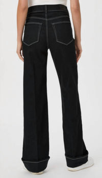 Paige - High-rise Wide Leg Jeans