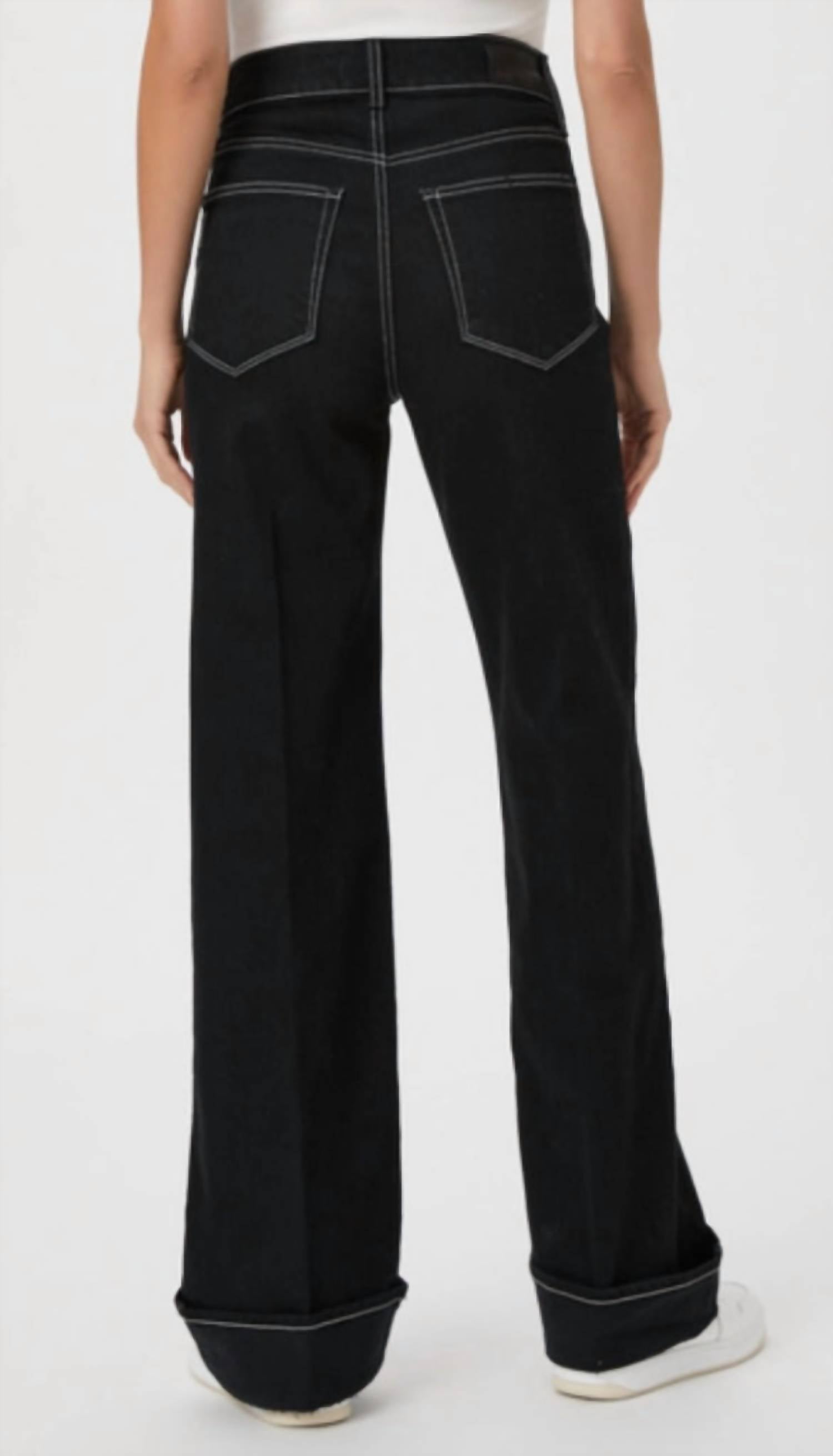 Paige - High-rise Wide Leg Jeans