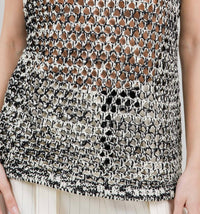 Whiteroom+Cactus - Two Tone Gradient Knitted Sweater Vest