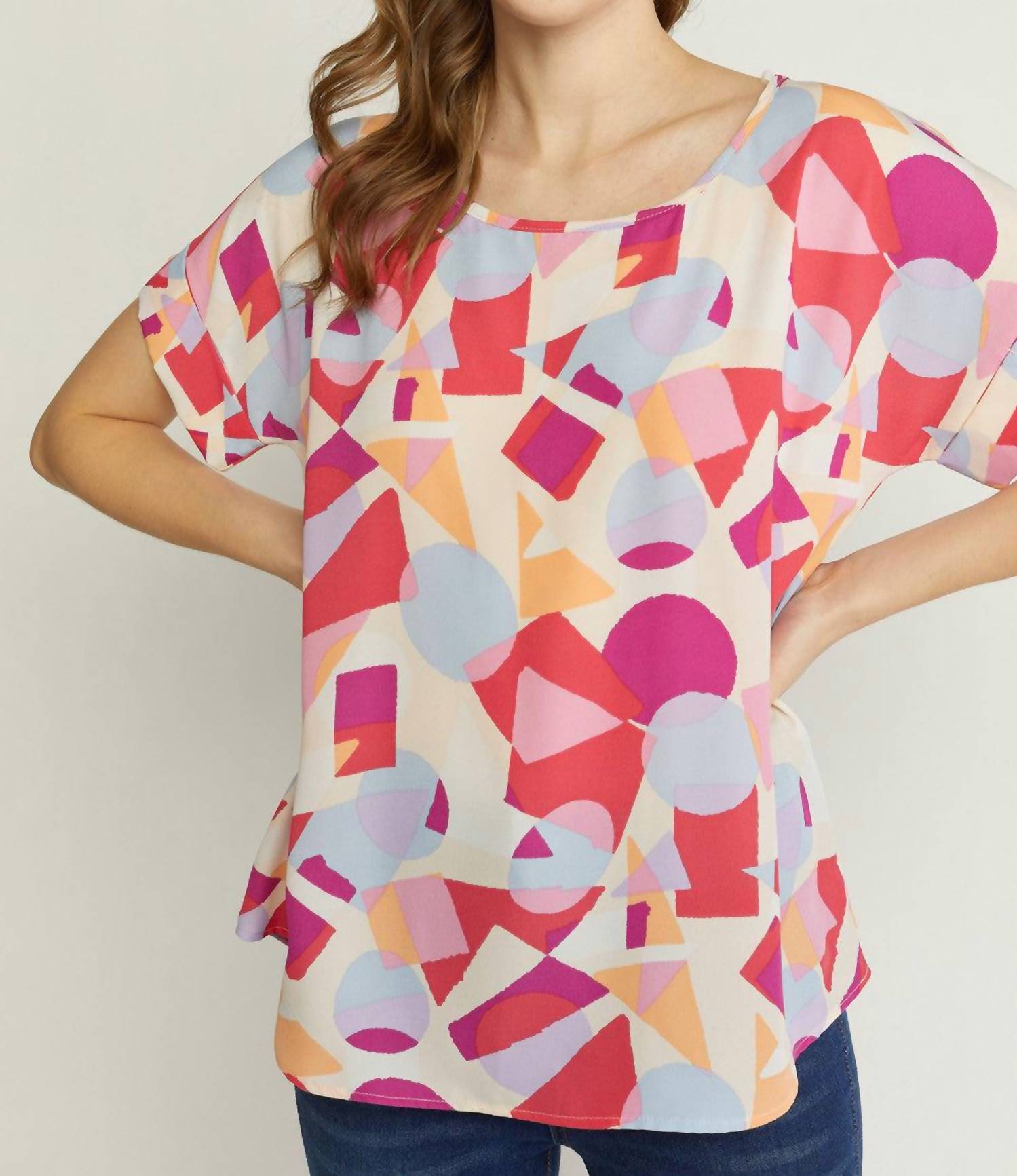 Entro - Abstract Printed Blouse