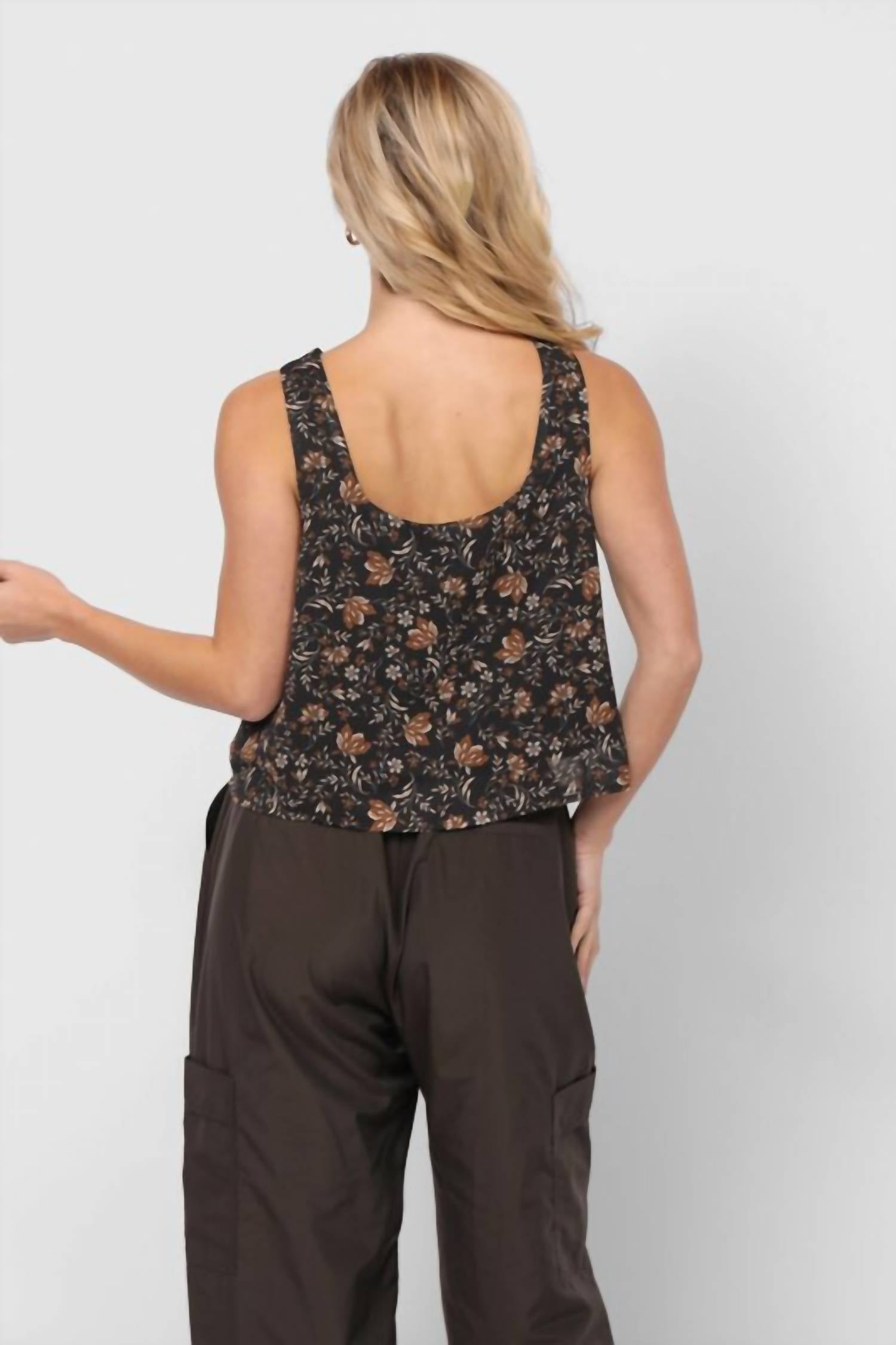 Sadie & Sage - Timeless Cowlneck Sleeveless Top