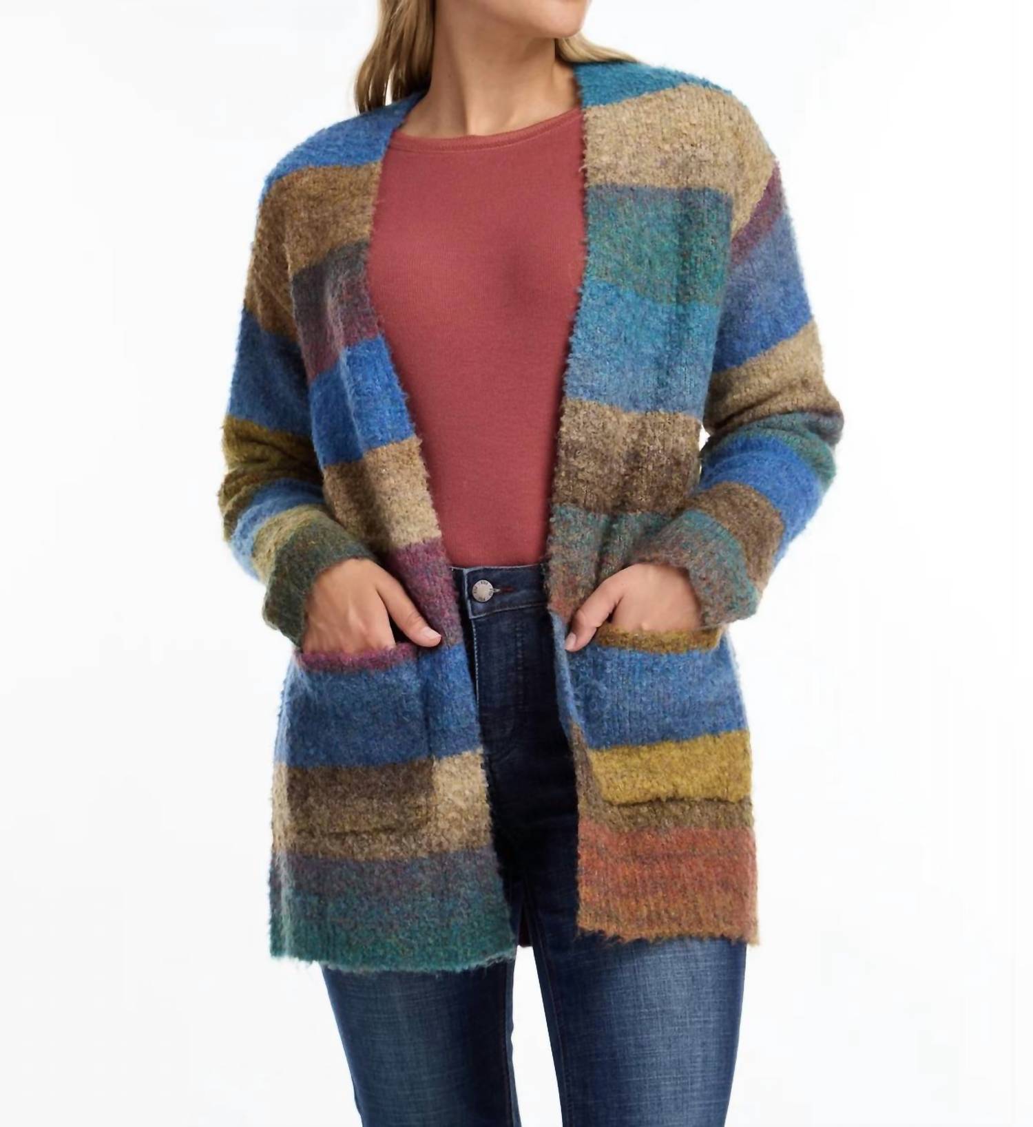 Fdj - Boucle space dye cardigan