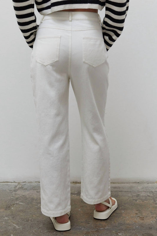 LEON STRAIGHT LEG CROSS FRONT JEANS