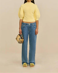 Cult Gaia - Xaden Puff Sleeve Top