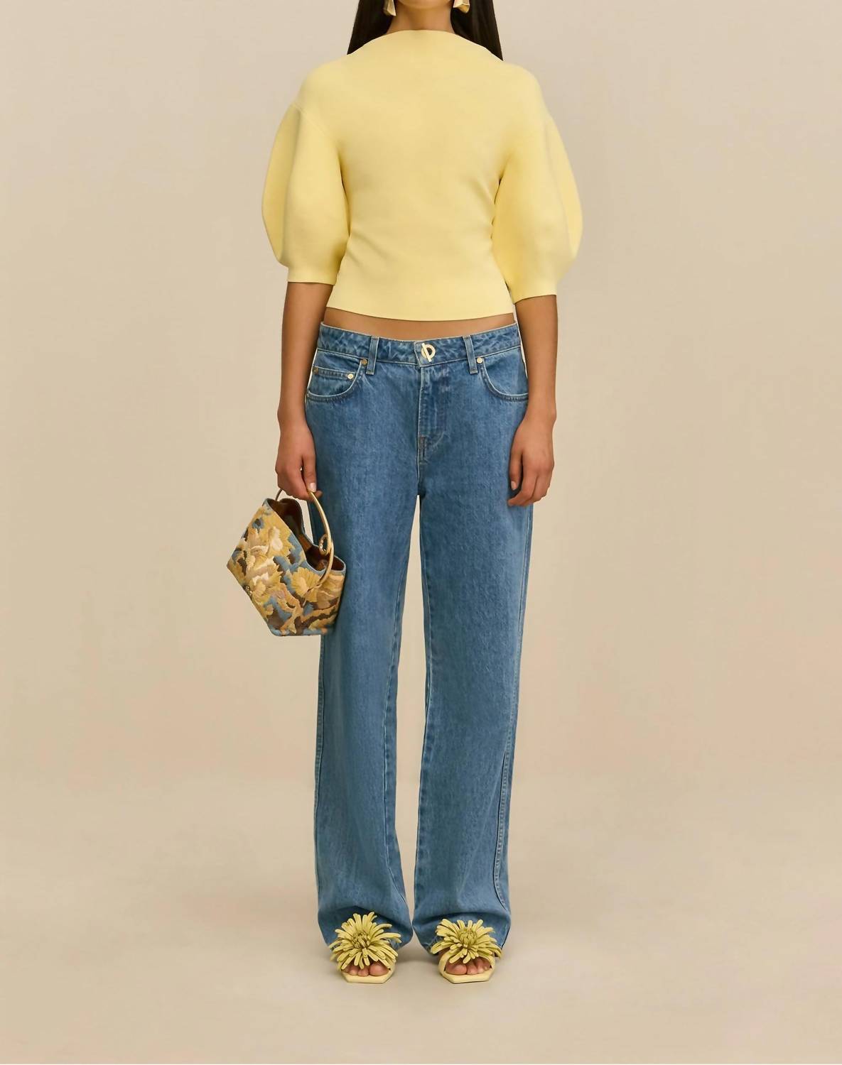 Cult Gaia - Xaden Puff Sleeve Top