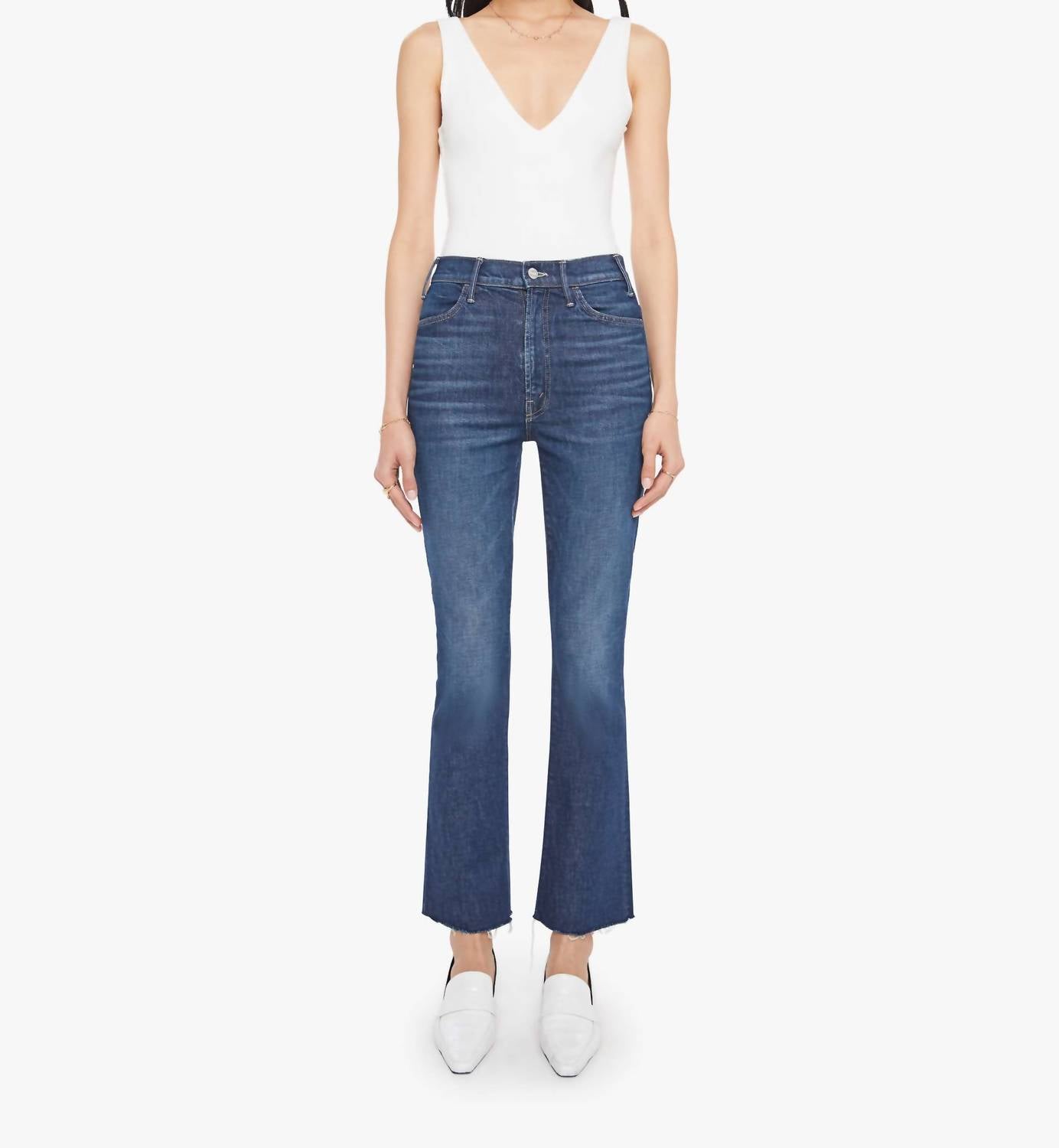 Mother - Hustler Flood Fray Jeans