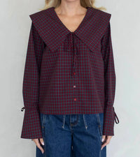Things Between - Sylvette Checkered Top
