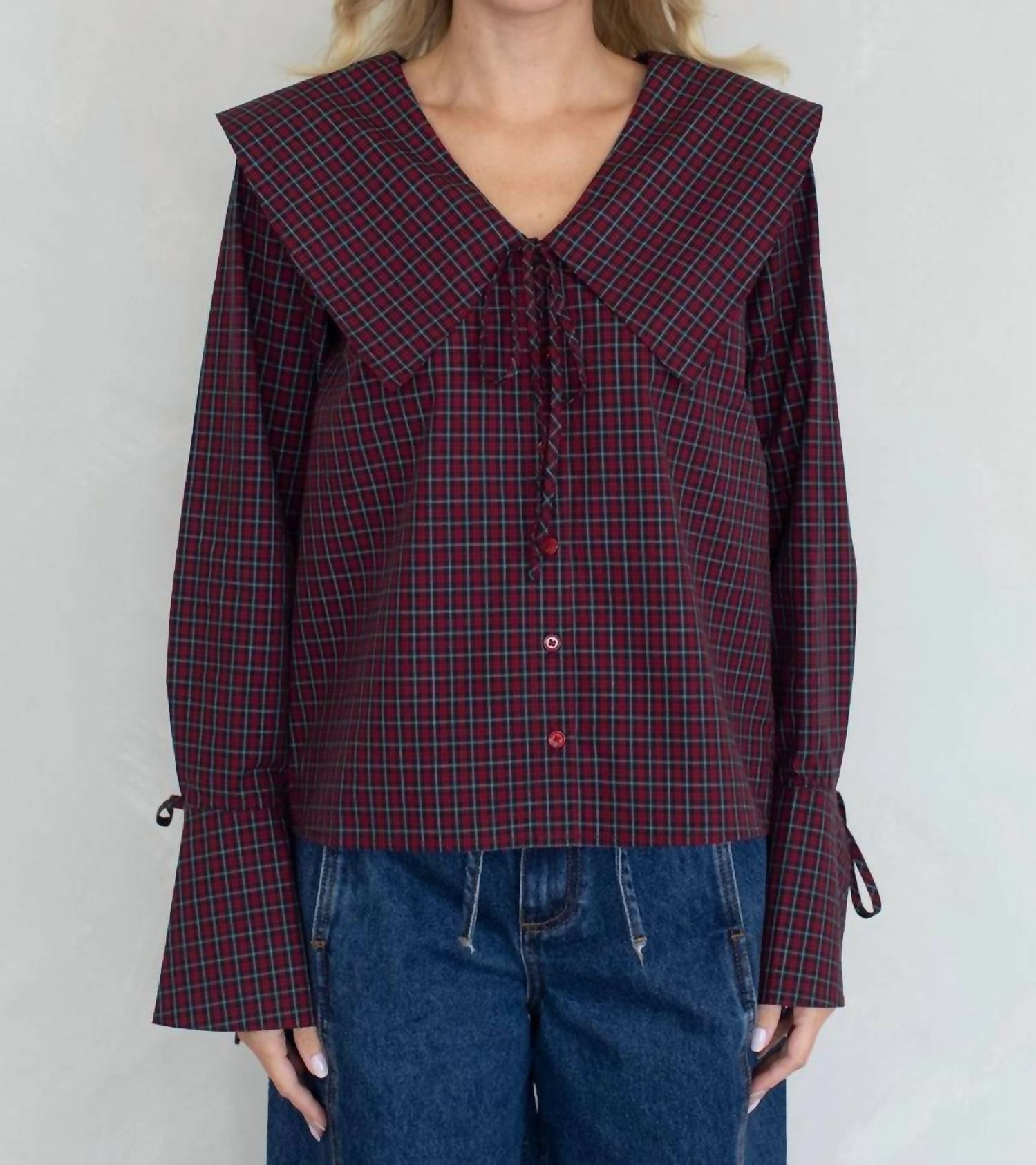 Things Between - Sylvette Checkered Top
