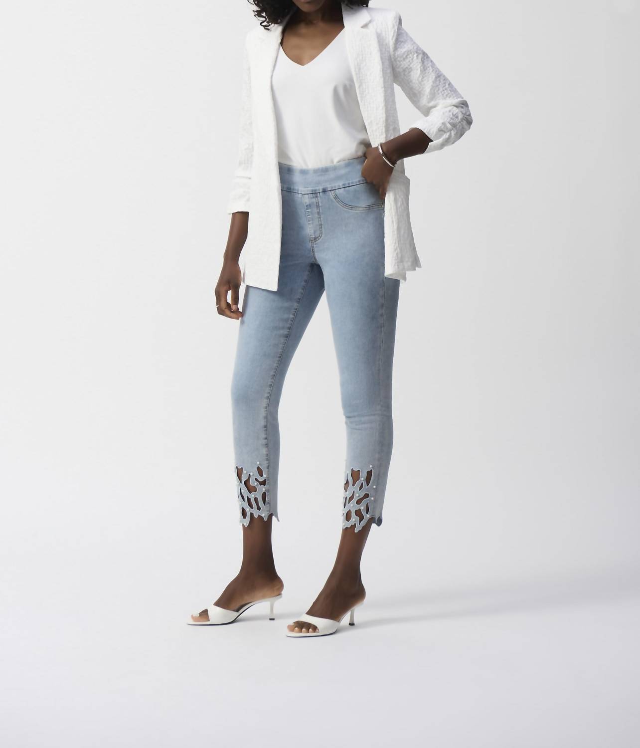 Joseph Ribkoff - Slim Fit Pull-On Jeans