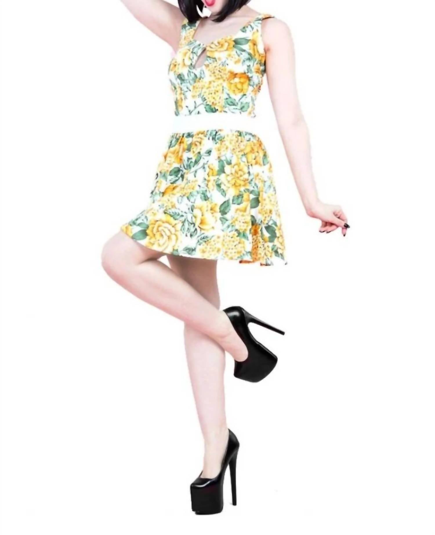 Hearts & Roses - Carnation Mini Dress