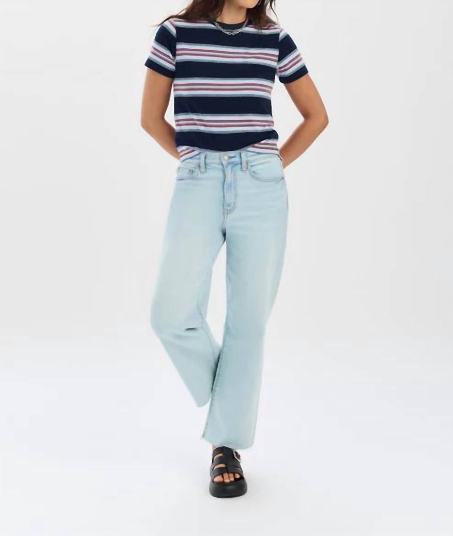 Daze - Pleaser High Rise Wide Ankle Jeans