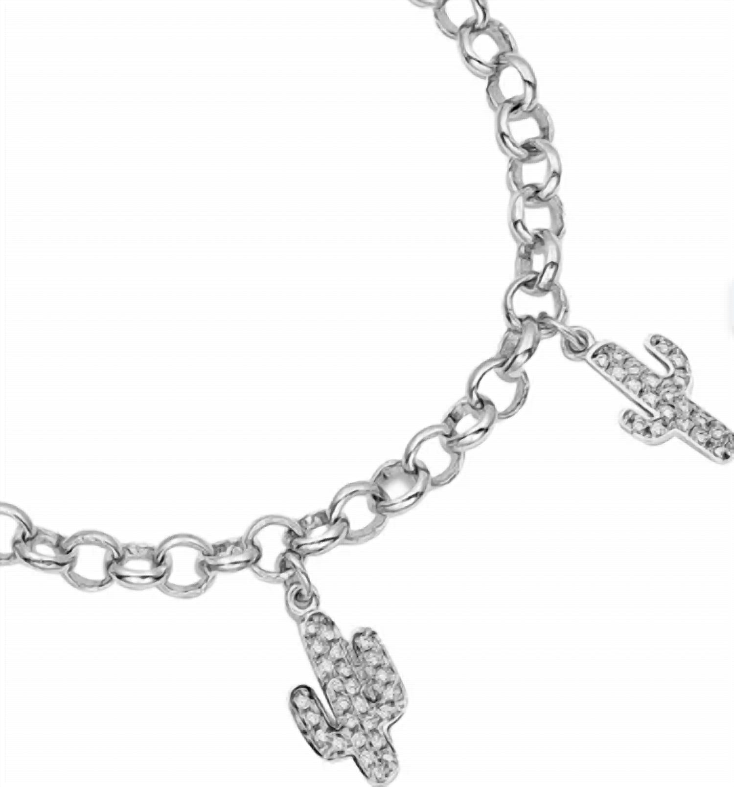 Montana Silversmiths - Women's Triple Cactus Charm Bracelet