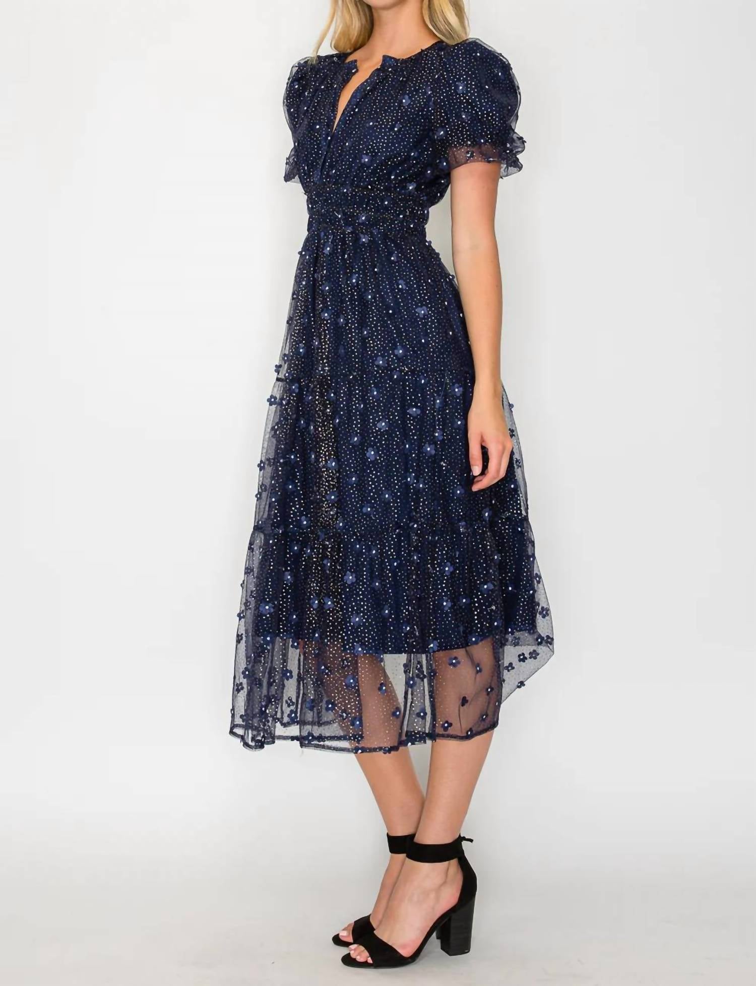 Meet Me In Santorini - Holiday Daisy Midi Dress