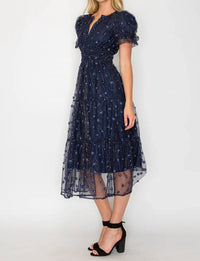 Meet Me In Santorini - Women's Holiday Daisy Midi Dress