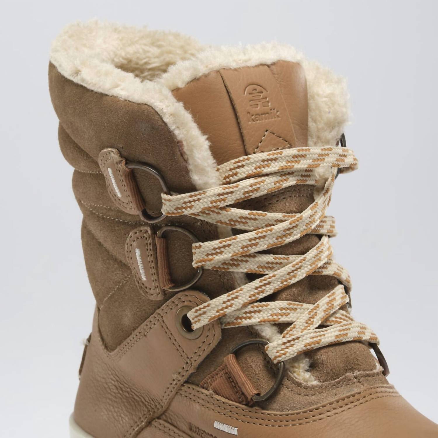 kamik Women's Celestem Winter Boots in light brown - women's shoe - view 4