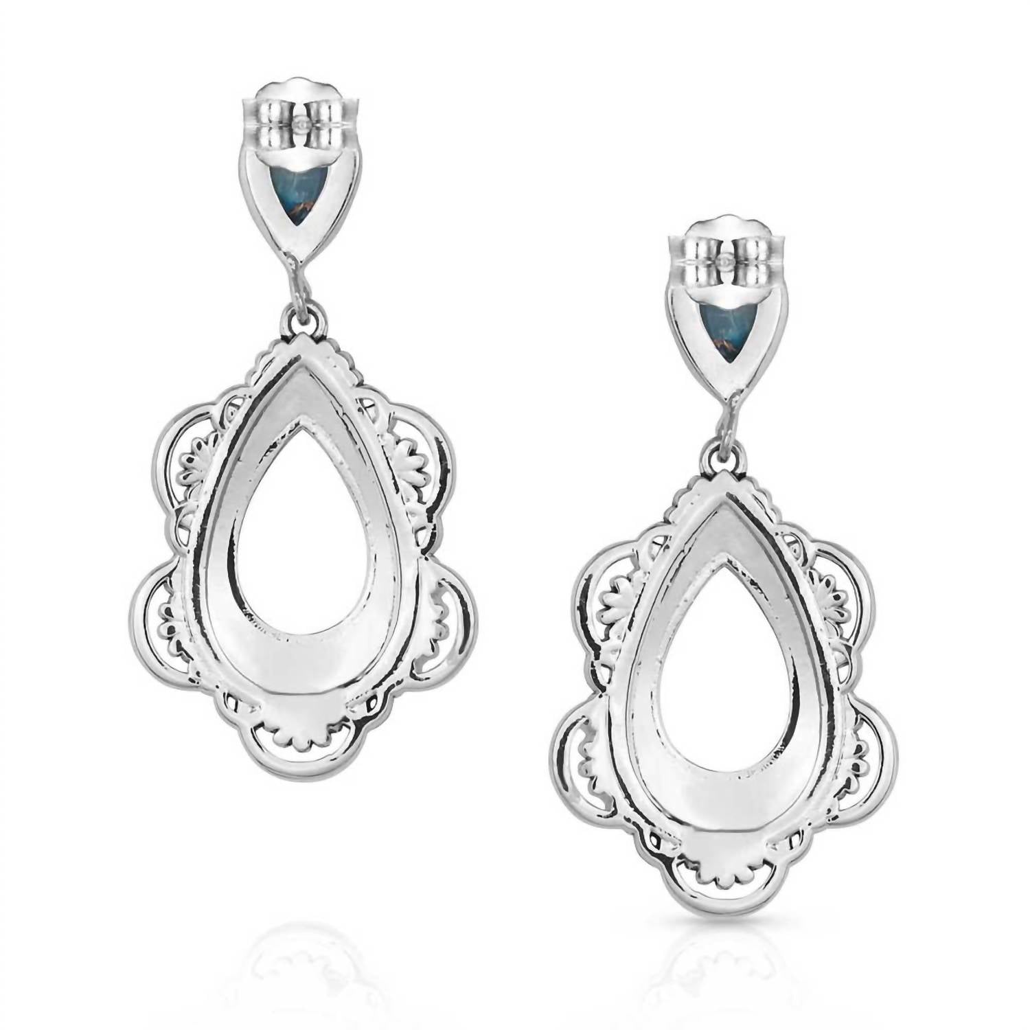 Montana Silversmiths - Women's Lady Guadalupe Dangle Stone Earrings