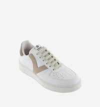 VICTORIA Men's Low-top Lace-up Sneakers in taupe - men's sneaker - detail view