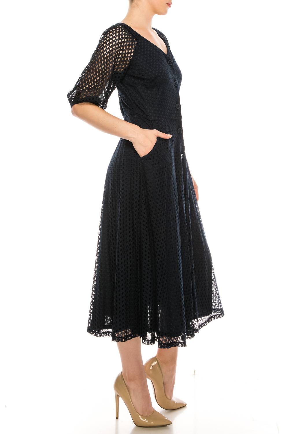 Maison Tara - Eyelet Dress