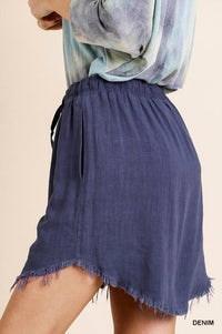 Umgee - Adela Hi Low Fringe Hem Skirt