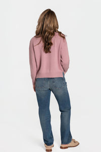 MAJESTIC FILATURES Wool Turtleneck Sweater in rosewood - women's sweater - view 4