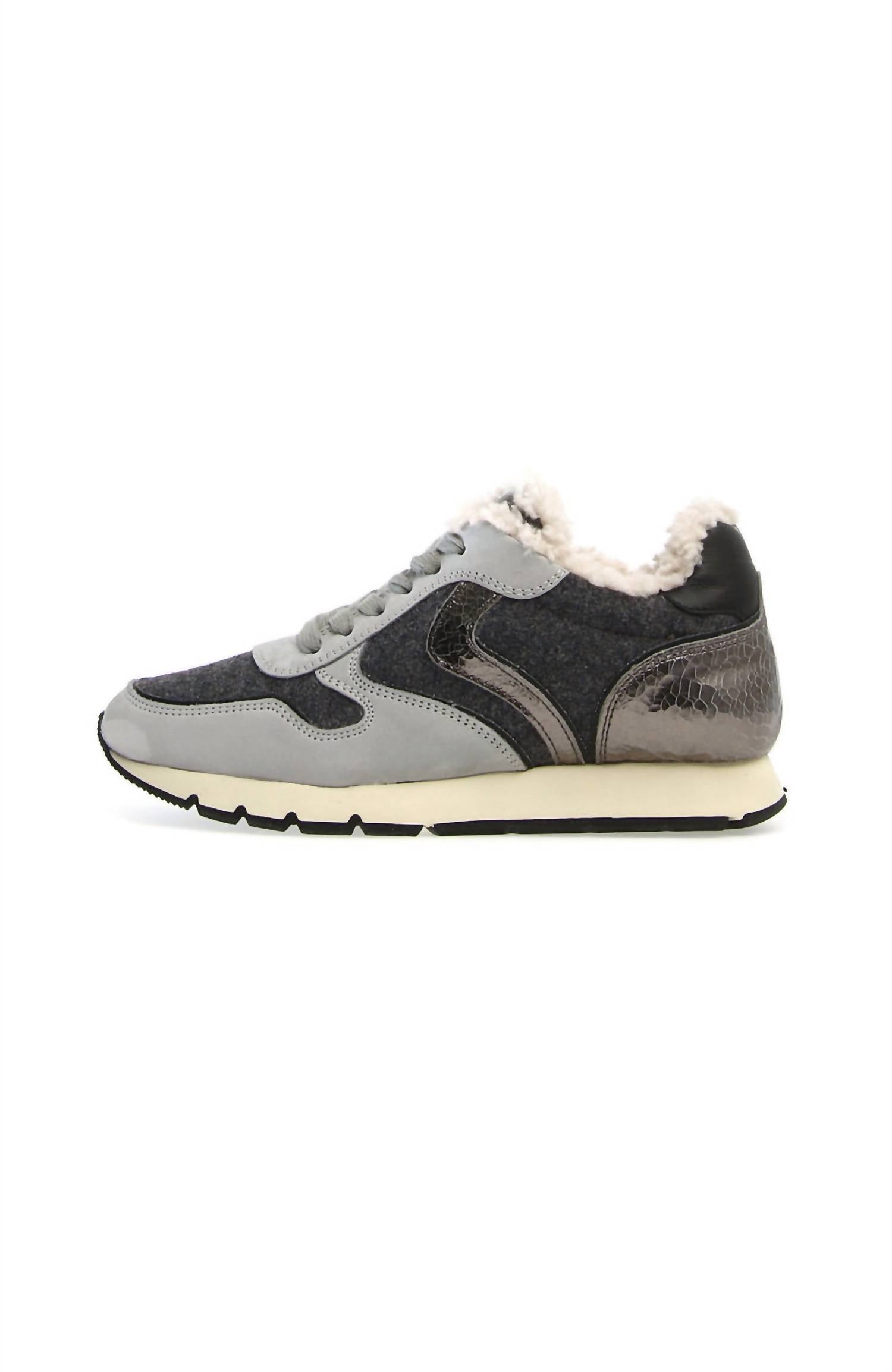 Voile Blanche - Women's Julia Fur Sneaker