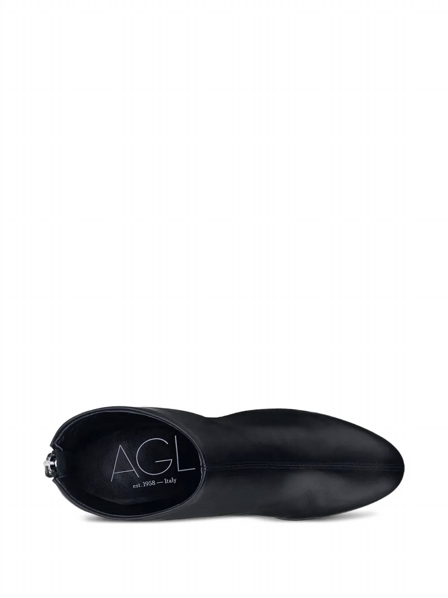 Agl - Women's Zip-detail Tortoiseshell-heel Boots