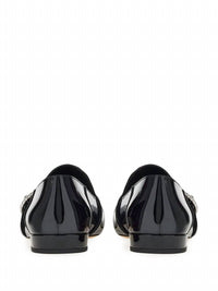 Salvatore Ferragamo Women's Vara Chain Loafers in black - women's flats - view 154