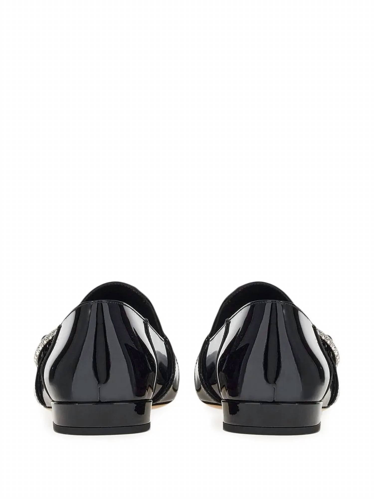 Salvatore Ferragamo Women's Vara Chain Loafers in black - women's flats - view 154