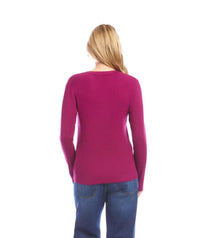 Karen Kane - Ribbed V-neck Sweater