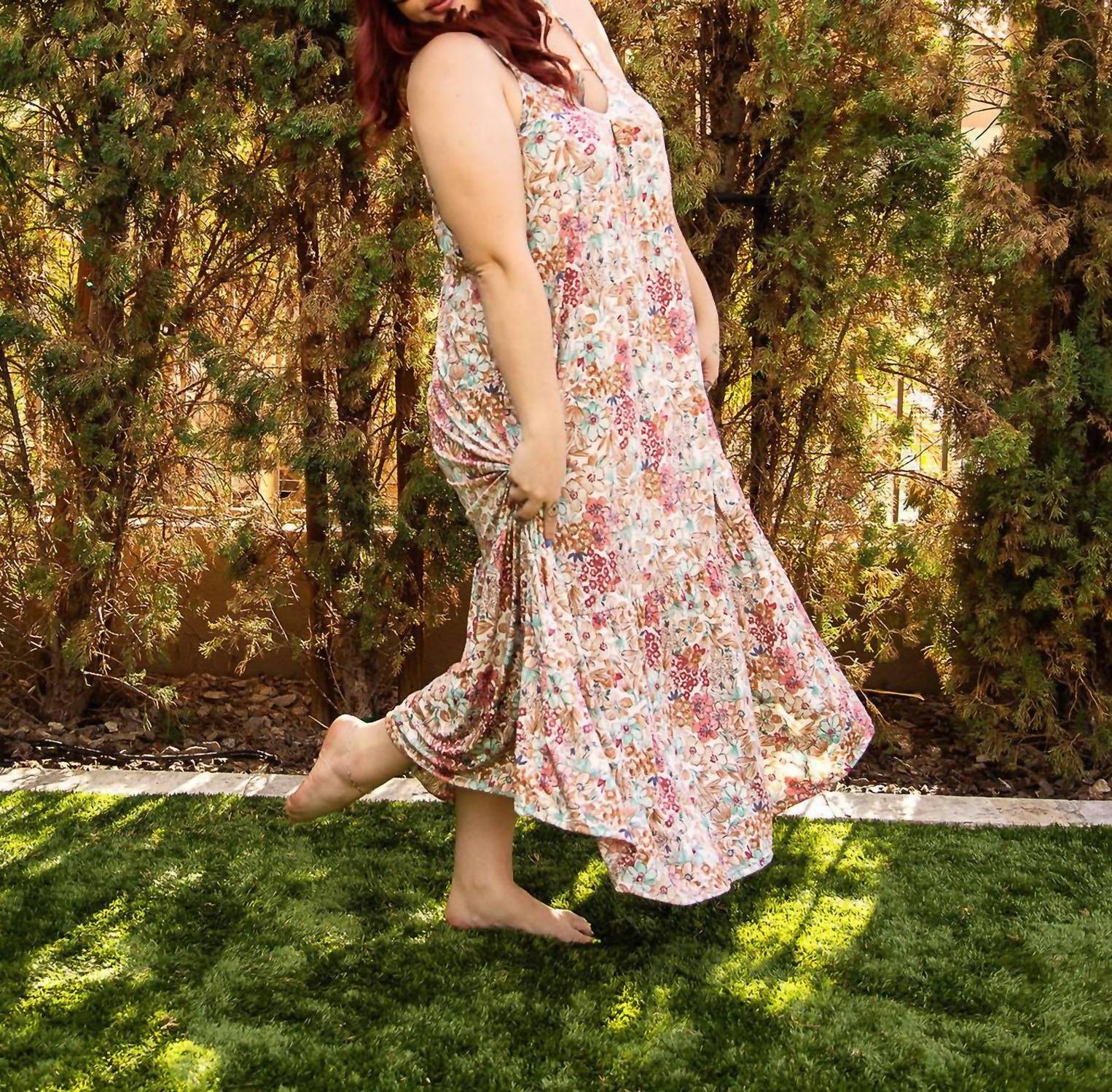 Blakeley - Pastel Floral Maxi Dress
