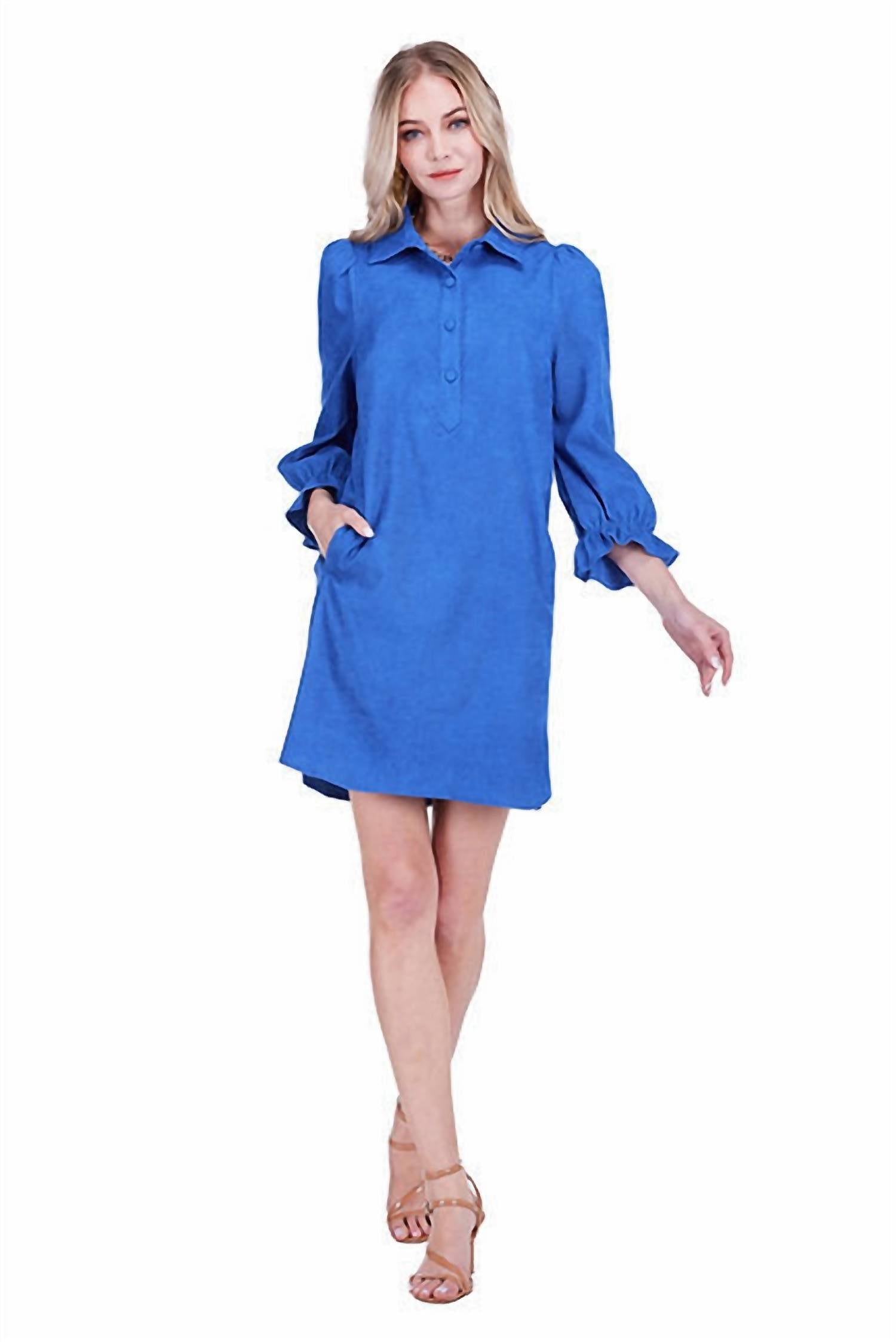 Joy Joy - Placket Collar Dress