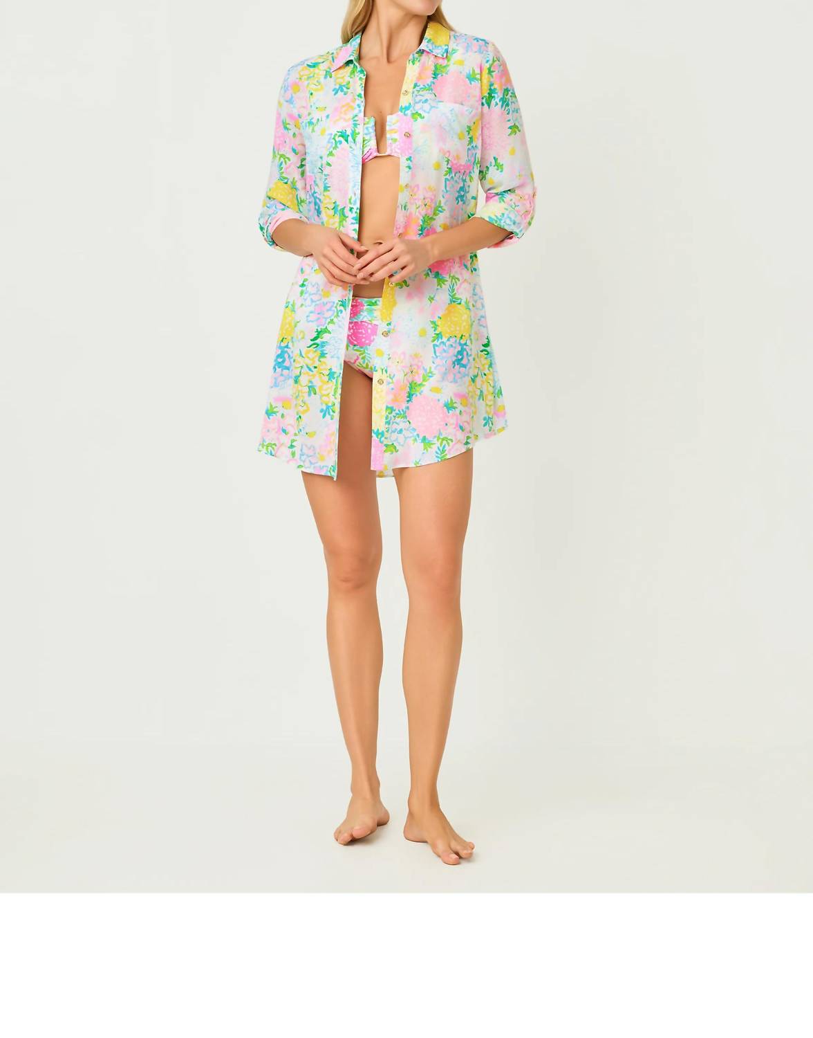 Lilly Pulitzer - Natalie Button Front Coverup