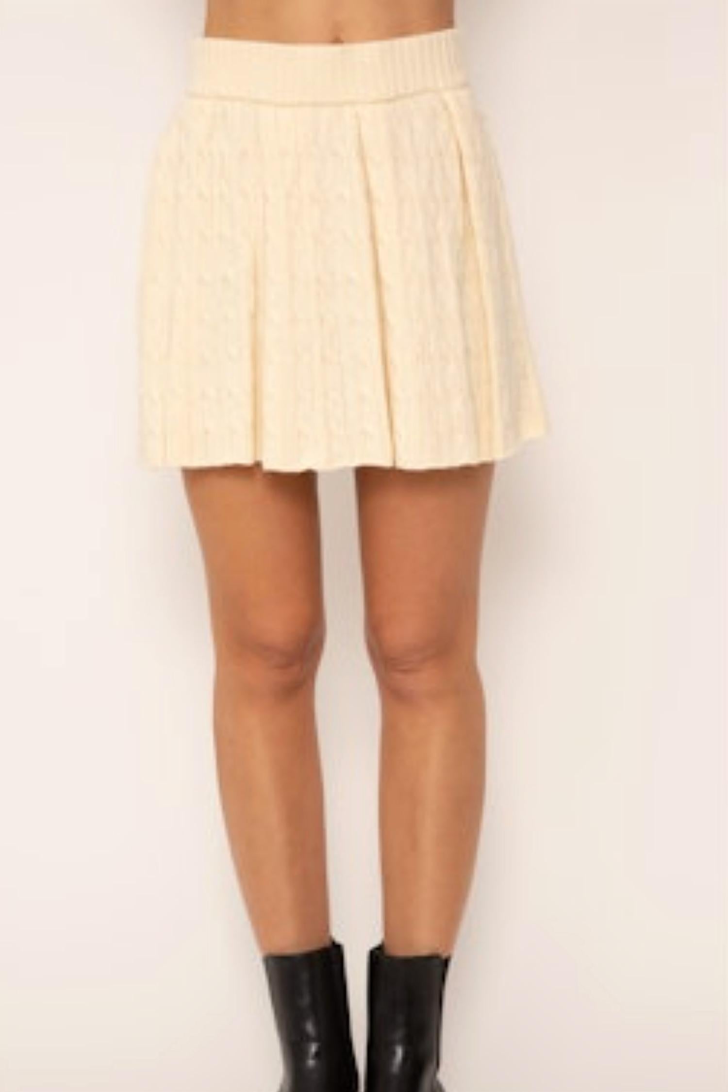 Central Park West - Constance Cable Mini Skirt
