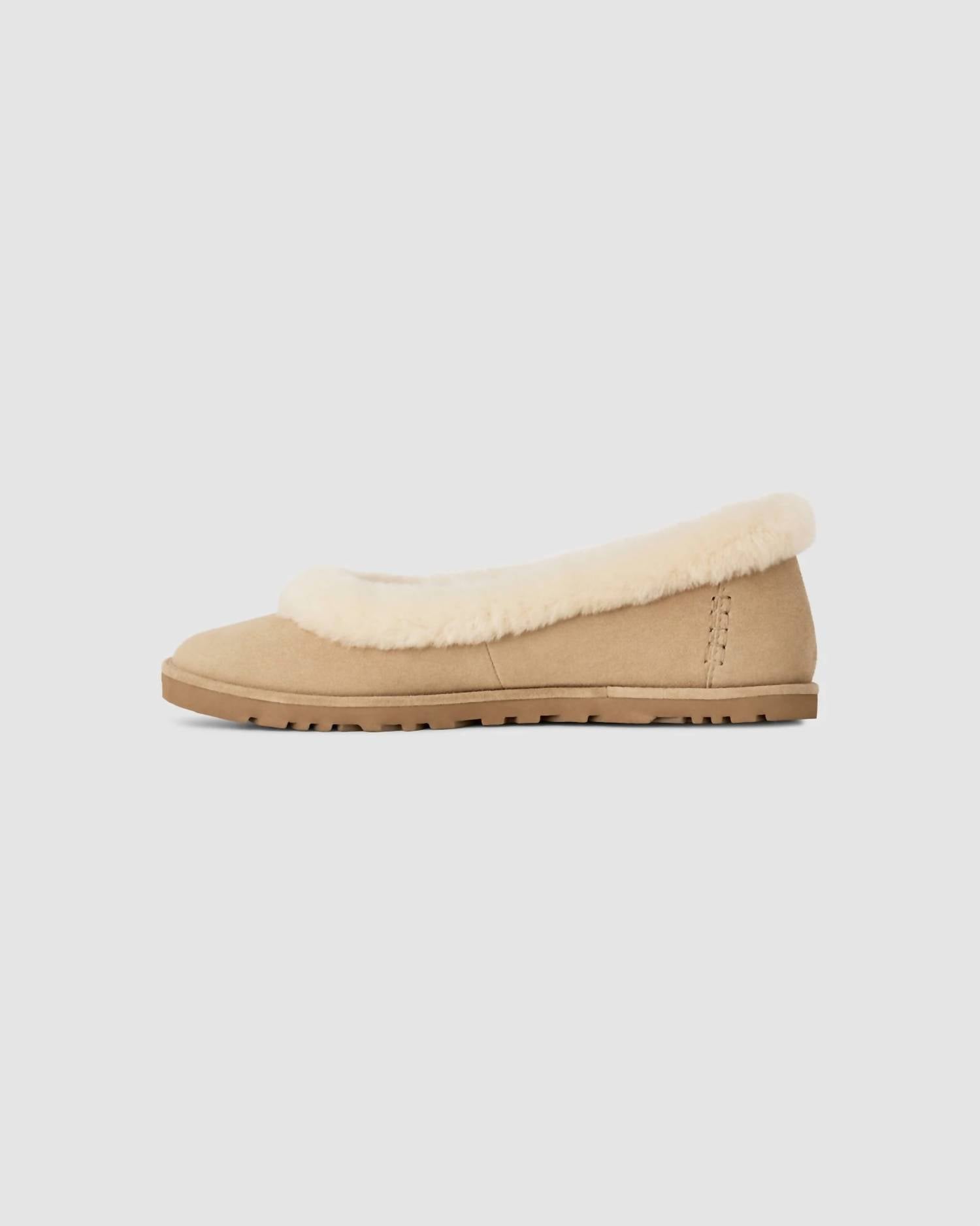 Ugg - Women's Zora Suede Ballet Flat