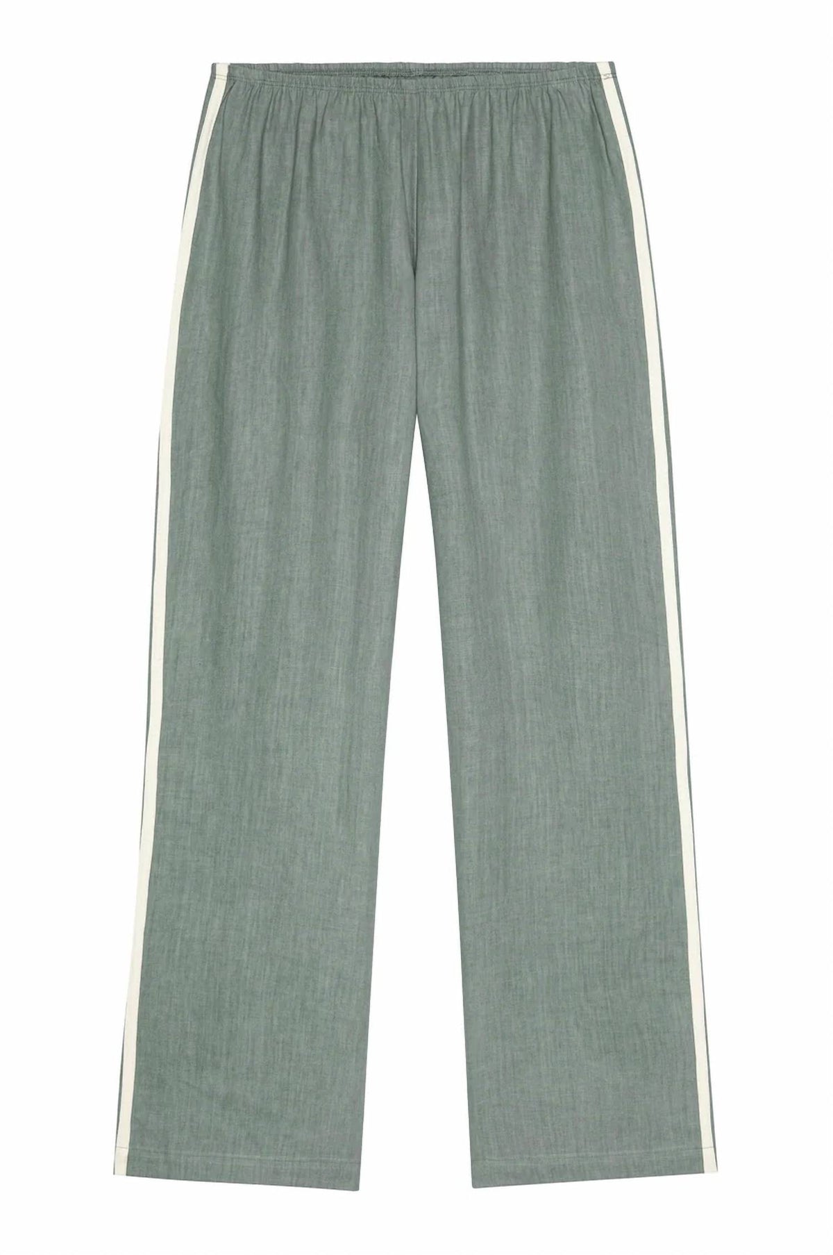 Donni. - Linen Crop Stripe Pants