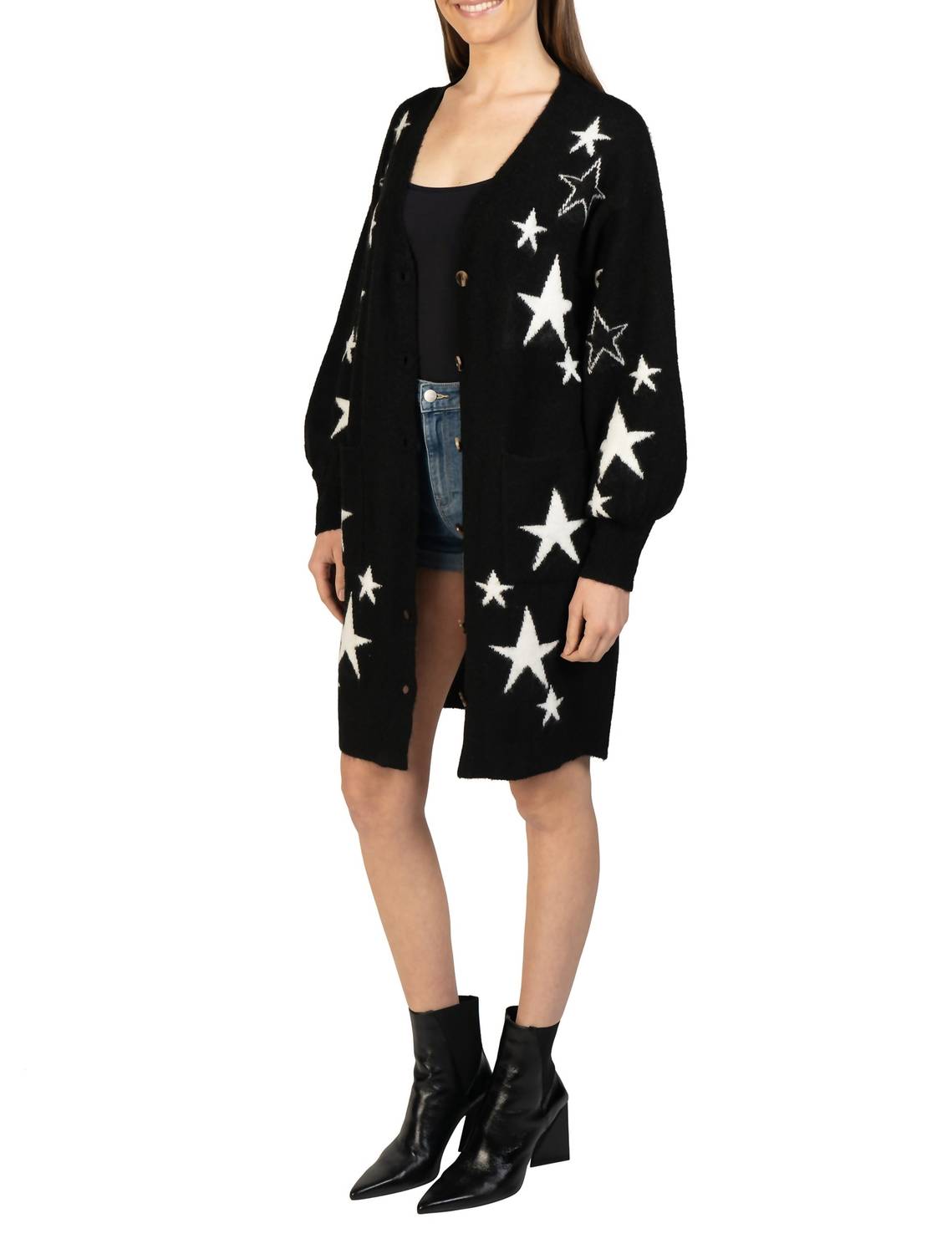 Love Token - Star Knitted Cardigan