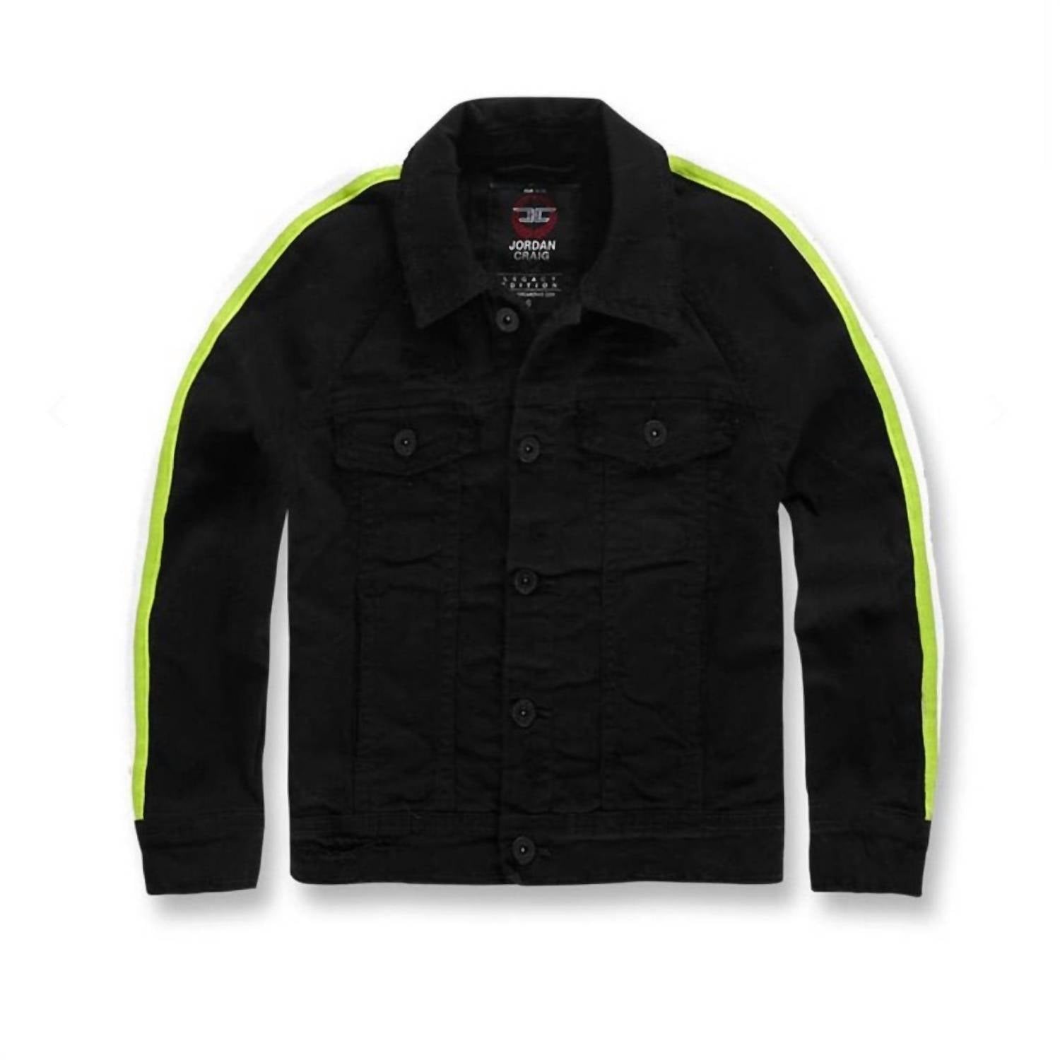 Jordan Craig - Kids' Grand Prix Striped Denim Jacket