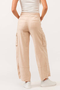 Dear John Denim - Marvin Wide Leg Cargo Soft Seashell Pants