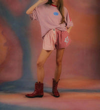 Ciao Ciao Vacation - Women's Bloom Check Boxer Shorts