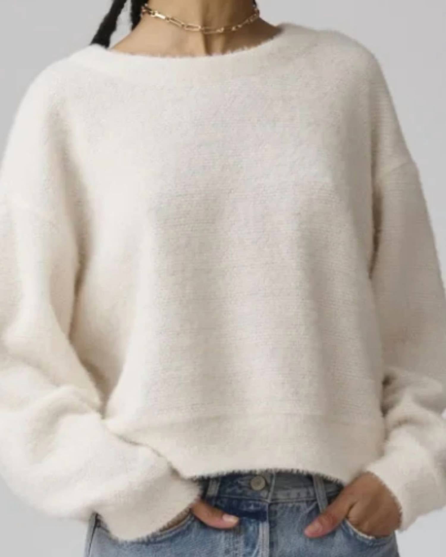 Splendid - Fallon Fuzzy Crewneck Sweater
