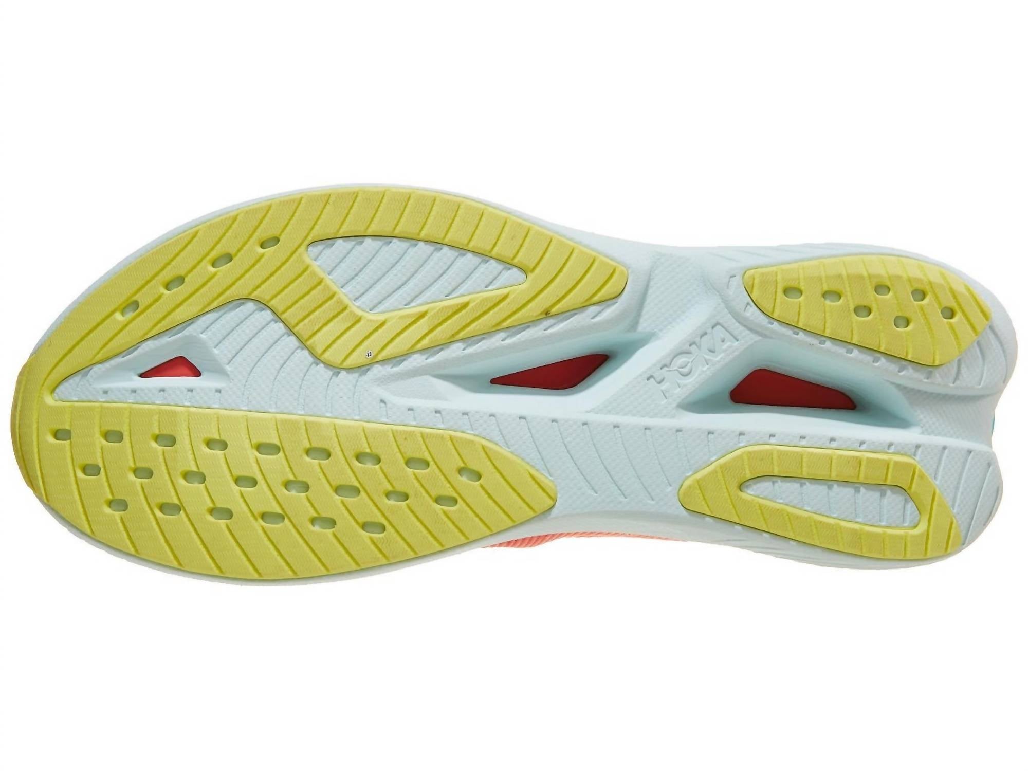 Hoka Men's Mach X 2 Running Shoes in grapefruit electric coral - men's shoe - view 5