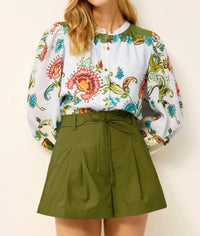 Marie Oliver Kendra Blouse in delphi - women's blouse