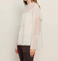 Sanctuary - Ethereal Dotted Mesh Blouse