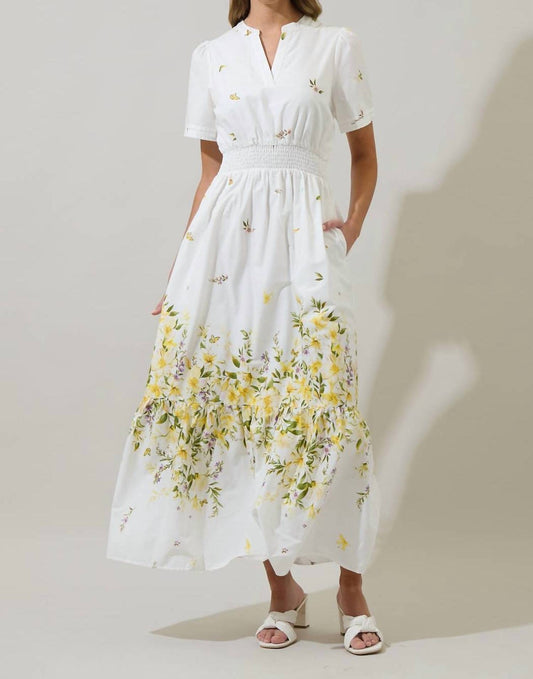 Sugarlips - Bliss Field Janey Poplin Maxi Dress