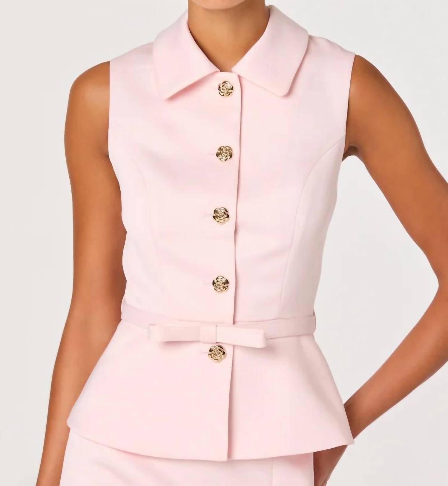 Astr - Jamia Peplum Button-front Mini Dress